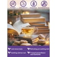 thumbnail image 6 of TeeLux Chamomile Passionflower Tea, Caffeine Free Tea with Lemon Balm, Spearmint, Valerian Root, Lavender, Soothing & Smooth Taste, 50 Count, 6 of 9