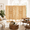 Light Brown, variant on 6 Panel Wood Room Divider, 67-Inch Boho Carved Folding Screen, Paulownia Privacy Screen with Two-ways Hinges,Decorative Freestanding Room Partition for Bedroom, Office or Studio, Brown