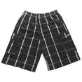 thumbnail image 3 of Shaka Wear Men's Relaxed Fit Plaid Cargo Shorts S~5XL, 3 of 4