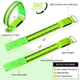 thumbnail image 2 of OUSITAI LED Reflective Straps Armband USB Rechargeable Wristband LED Safety Light Running Gear Reflective Straps Tape Bracelets for Running, Cycling, Walking(White), 2 of 5