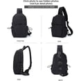 thumbnail image 4 of Small Black Sling Crossbody Backpack Shoulder Bag For Men Women, 4 of 5