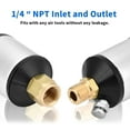 thumbnail image 5 of Pneumatic Systems Water Separator 1/4 Inch Threads Aluminum Construction For Industrial Use Easy Maintenance, 5 of 8