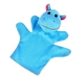 thumbnail image 3 of Masteelf 1PC 20CM Plush Hand Puppets Toys Adorable Animal Five Finger Glove Toys Story Prop Hippo, 3 of 4