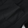 thumbnail image 7 of enyan Uniform Shirts for Boys Boys T Shirts Solid Color Button Down Long Sleeve Back to School Polo Shirt Black,5-6 Years, 7 of 7