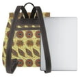 thumbnail image 3 of Disketp Bohemia Mochila de Cuero para Mujer, Bolso de Espalda Antirrobo con Estilo para Viaje, Trabajo y Uso Diario, 3 of 4