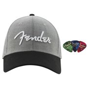 Fender Hipster Dad Hat Bundle with Picks