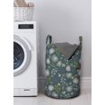 thumbnail image 3 of Botanical Laundry Bag, Forest Elements and Blots Branches and Leaves, Hamper Basket with Handles Drawstring Closure for Laundromats, 13" x 19", Multicolor, by Ambesonne, 3 of 4