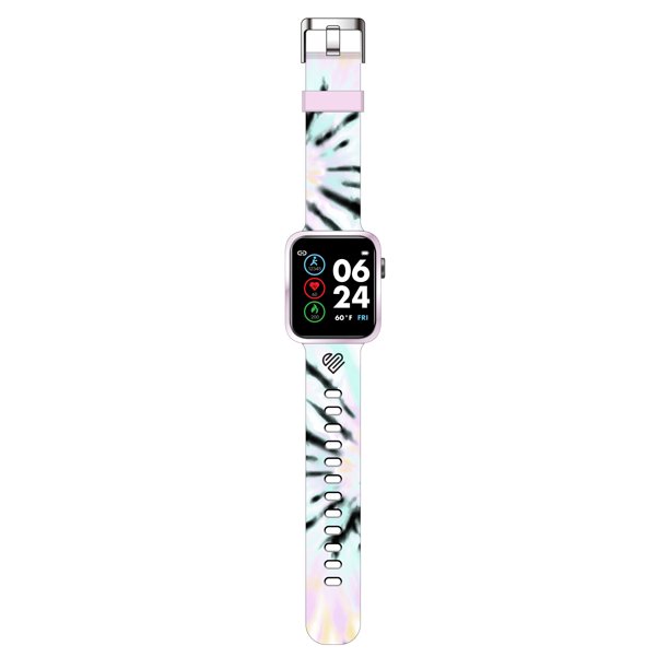 Justice Girls Tween Smartwatch in Pastel Tie Dye JSE4220WMC