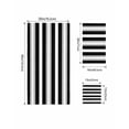 thumbnail image 4 of Black Grey Stripe Towel Set of 3, Soft Microfiber Bath Towels, Hand Towel, Washcloths, Minimalist Farmhouse Striped Quick-Dry Absorbent Towels for Bathroom Kitchen Hotel Beach Gym Spa, 4 of 7