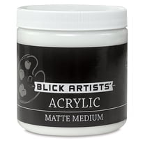 Blick Artists Acrylic Medium - Blick Acrylic Medium, Matte, 8 oz jar