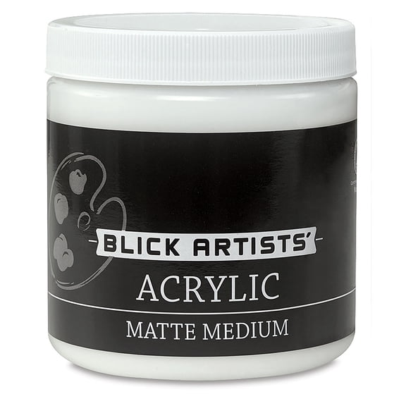 Blick Artists Acrylic Medium - Blick Acrylic Medium, Matte, 8 oz jar