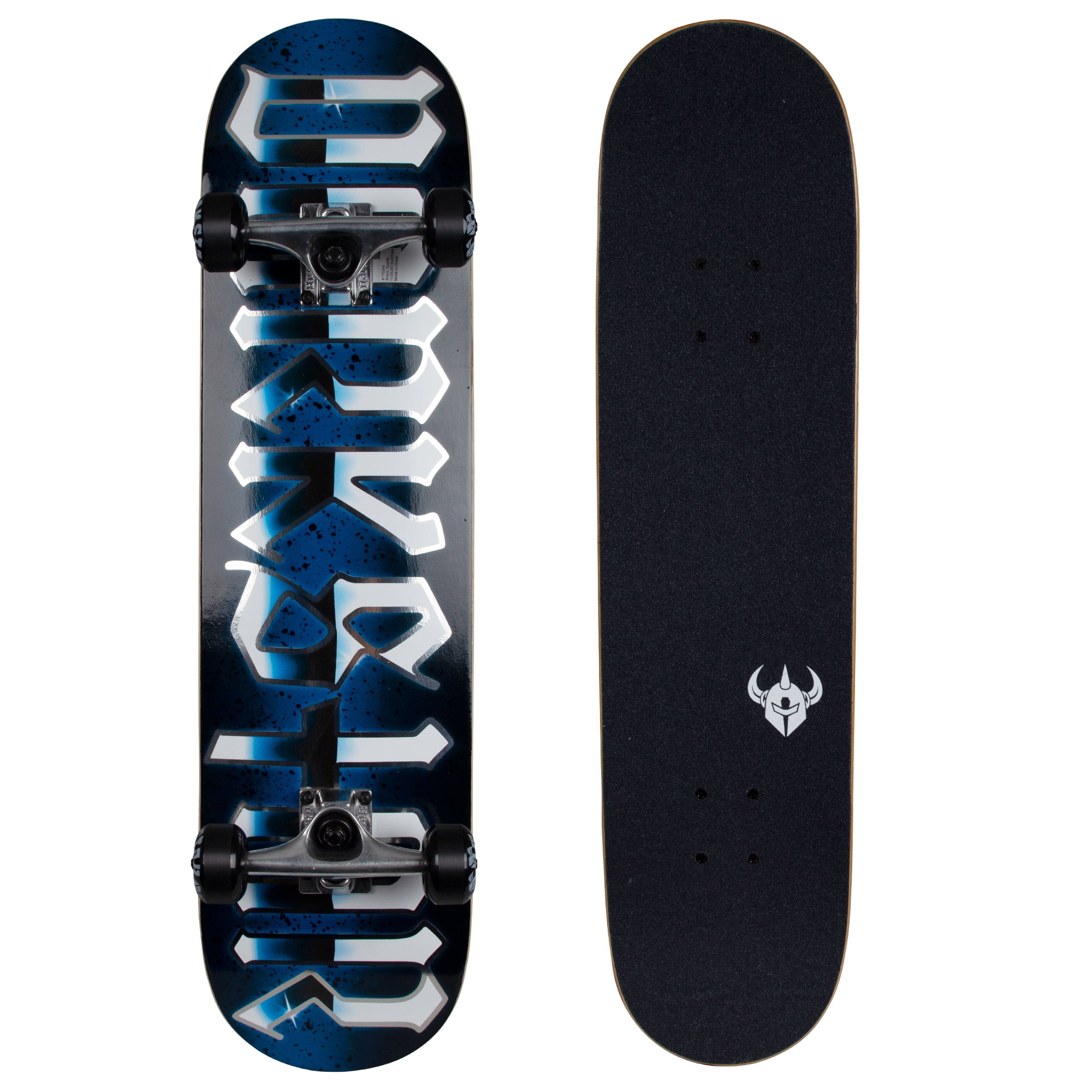 Darkstar DS40 Skateboard (31.6" x 7.75") Blue Chrome