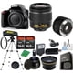 thumbnail image 1 of Cámara Réflex NIKON D3300 DX - Versión Int. + Lente AF-P 18-55 Mm + Lente 50 Mm 1.8 D + KIT Inicio + 2 Tarjetas SD 16 Gb + Lector + Estuche + Angular + TELE + FLASH, 1 of 1