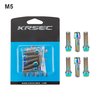 6 uds pernos de vástago de bicicleta Reparación de manillar MTB Road bicicleta tornillos sujetador ciclismo XianweiShao 8390615720960