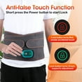 thumbnail image 6 of Cordless Heating Pad for Back, Heating Pad for Back Muscle Relax with 3 Heating & Vibration Modes, 5000mAh Heated Back Brace for Menstrual, Neck and Shoulders(46"), 6 of 8