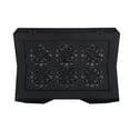 thumbnail image 1 of Laptop Cooling Stand Computer Cooling Pad Laptop Cooling Pad 6 Fan Portable Folding Adjustable Quiet Ergonomic Laptop Cooler Desktop Cooling Stand Black, 1 of 8