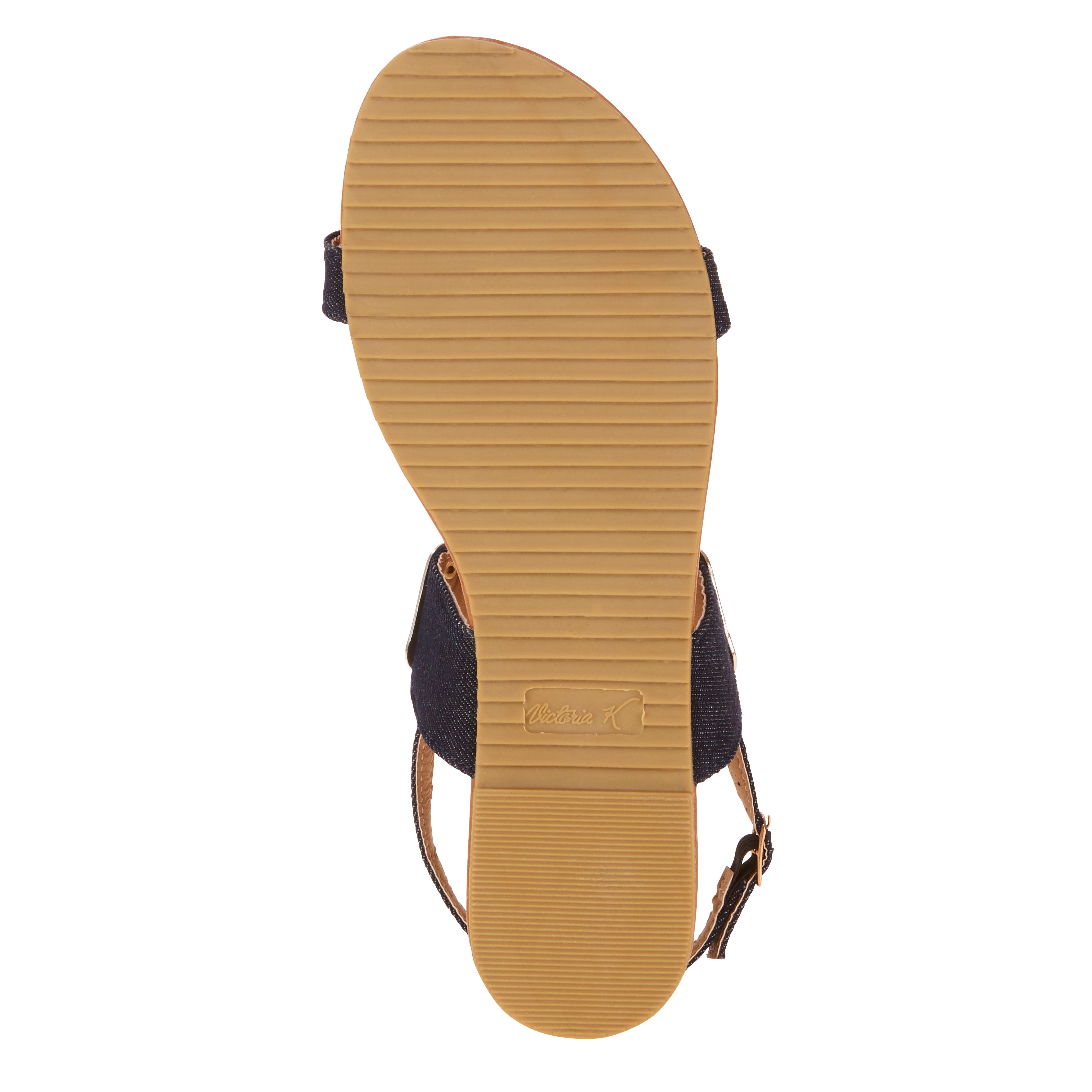 Victoria K Women's Gold Cuff Fashion Sandals