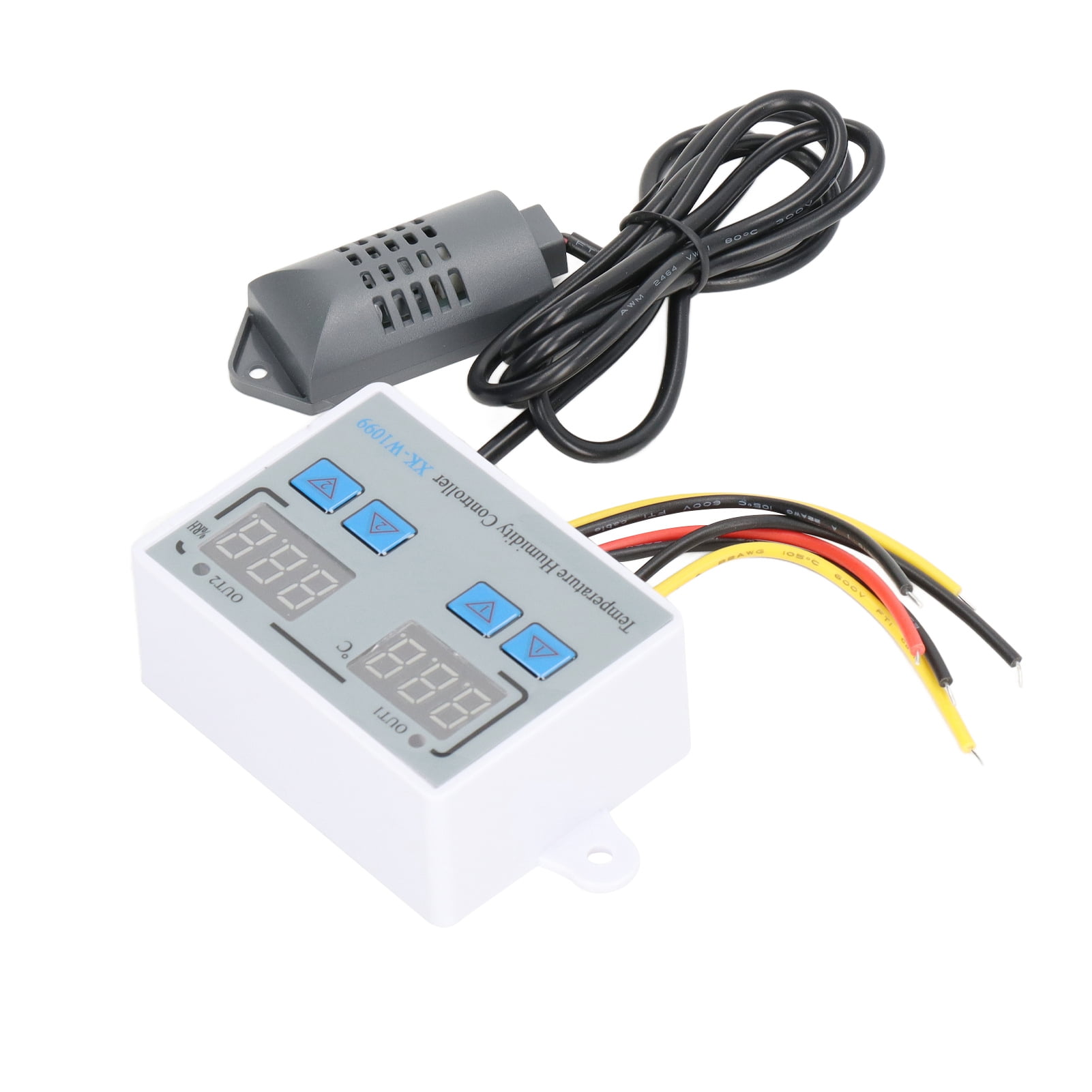 Industrial Temperature Humidity Switch, Digital Display, 12V Power, Supports Humidifier  Dehumidifier