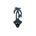 thumbnail image 2 of Seaworn Blue Cast Iron Wall Mounted Palm Tree Bottle Opener 6", 2 of 2