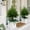 🔥 Green_Base#6, variant on Artificial Cedar Topiary Ball Tree with Ground Spike | Faux Outdoor Shrub Bush | UV Resistant Plastic for Patio Lawn Front Porch Decor | Realistic 23.6in Height | Easy Assembly | 1 Pack