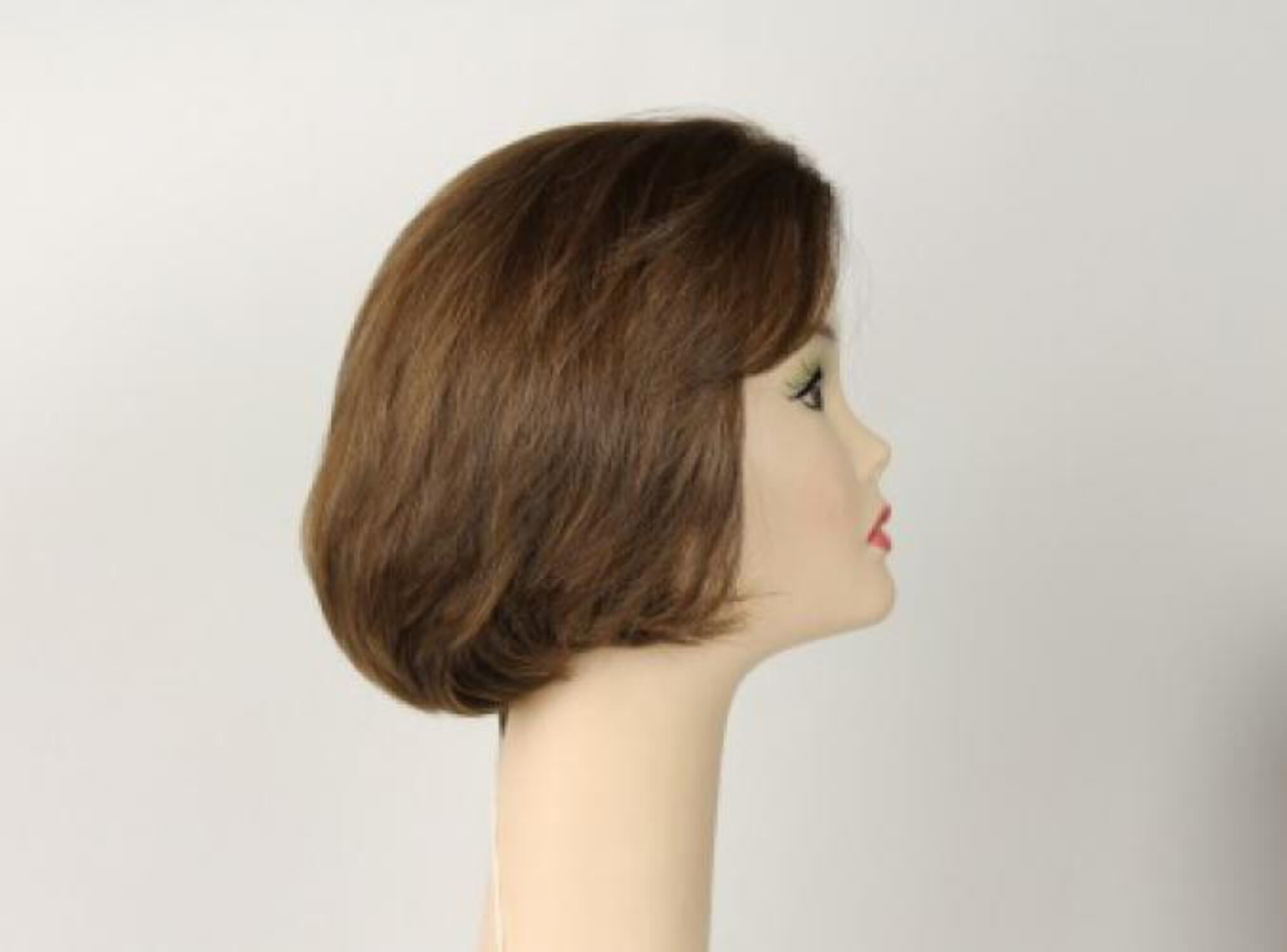 European Human Hair Freeda Wig Brown With Blonde Highlights Dorothy Size Medium