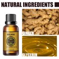 thumbnail image 4 of aceite esencial de jengibre Aceite de masaje PURE para la celulitis - con colágeno vegano y células madre, mezcla única de aceites esenciales para masajes - El aceite anticelulítico mejora el estirami kaili Sencillez, 4 of 5