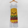thumbnail image 5 of Hamburger Sleeveless Dress Loose Women's Dress Dresses Luxury Evening Dresses, 5 of 9