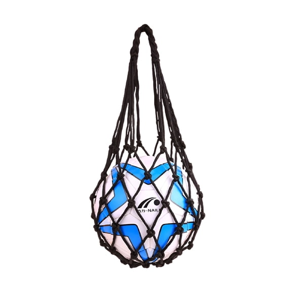 GASTROPOD 2026 New Volleyball Basketball Football Soccer Storage Net Bag Ball Carry Mesh for Single Ball for Practice,Training,Games,Coaching (Black)