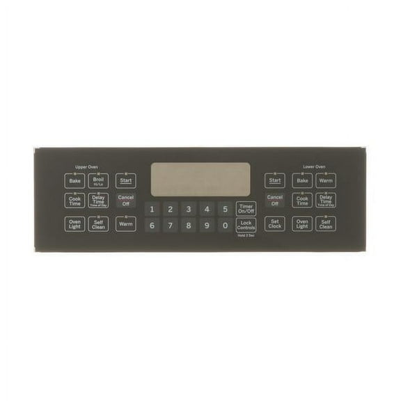 GE APPLIANCE WB07X21006 RANGE CONTROL PANEL - BLACK - GENUINE OEM PART