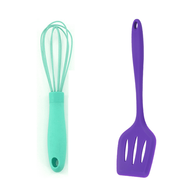 2 utensilios de cocina de silicona, utensilios de cocina antiadherentes y resistentes al calor, útiles utensilios de cocina