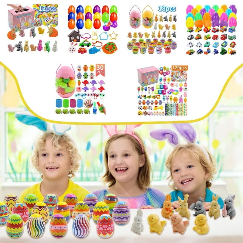 Easter Toy Party Small Toy DIY Easter Egg Simulation Toy Educational Easter Eggs for Kids