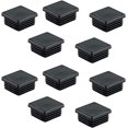 thumbnail image 1 of Column Fence Wire Mesh Plastic Square Pipe Plugs (Black) 25 Pieces, 1 of 4