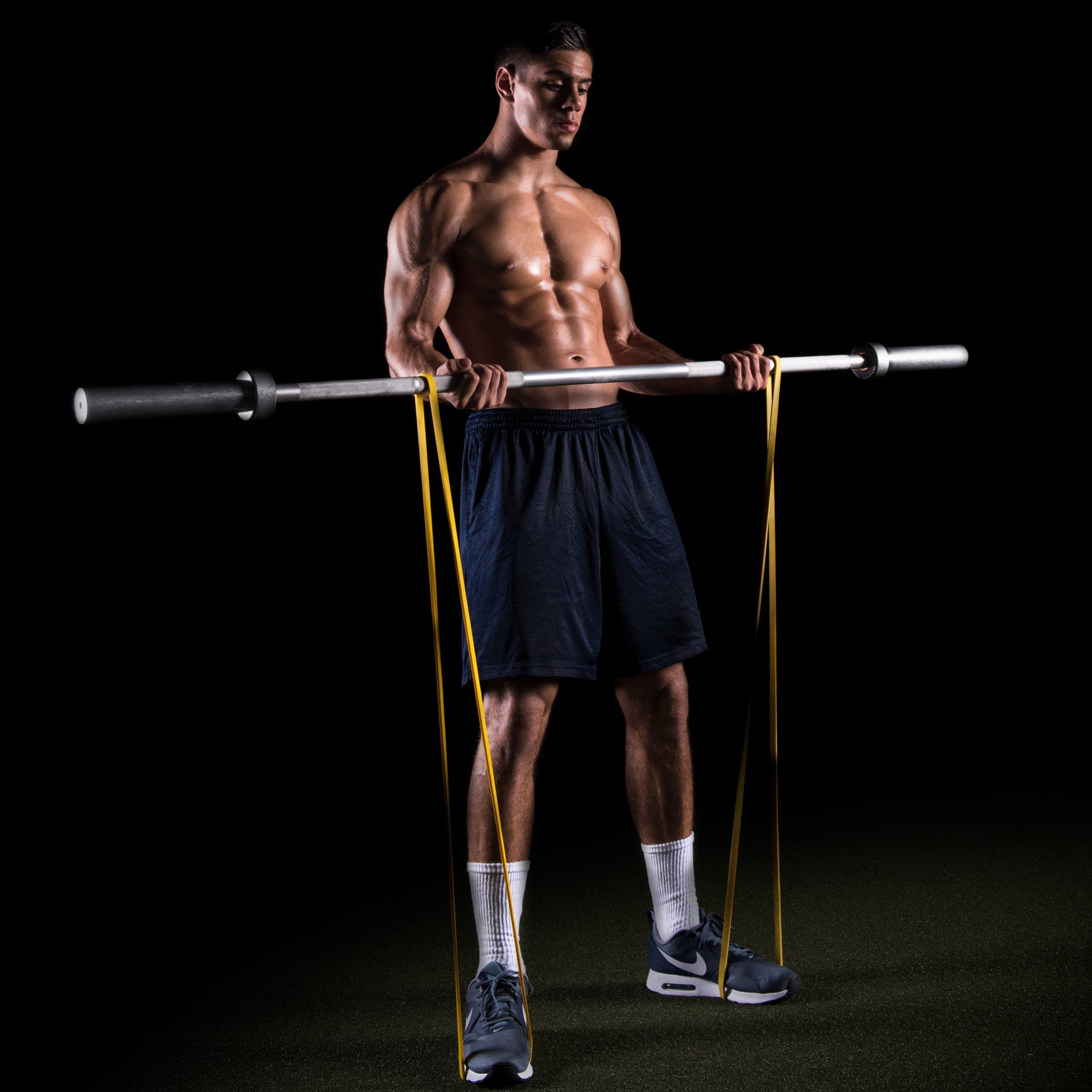 ProsourceFit XFit Power Resistance Bands, Heavy Duty 41" Long, 10 lb to 35 lb