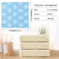 thumbnail image 6 of Yayeee 6 Pack Kitchen Dishcloths for Washing Dishes Soft Absorbent Microfiber Towels, Snowflake Pattern, 6 of 9