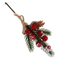 LEORX 12Pack Christmas Floral Picks with PVC for Holiday Decor and Arrangements