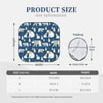 thumbnail image 3 of Saiise cute winter bear for Foldable Car Sun Shades (2-Pack) Offer Sun Protection with an Easy-fold Design for Convenient Windshield Shading-Medium, 3 of 6