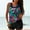 Green, variant on Tankini Swimsuits for Women Loose Fit Floral Printed Modest Two Piece Bathing Suits
