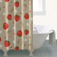 thumbnail image 4 of Red Strawberry Plants Fruit Shower Curtain 36"x72" ,Bathroom Decorative Shower Curtains Set with 12 Hooks,Modern Waterproof Washable Shower Curtain, 4 of 6