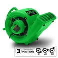 thumbnail image 4 of BlueDri One-33 Air Mover, 1/3 HP 2900 CFM Industrial Daños por agua Restauración de inundaciones Ventilador de secado de alfombras y pisos, 4 of 5