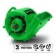 thumbnail image 4 of BlueDri One-33 Air Mover, 1/3 HP 2900 CFM Industrial Daños por agua Restauración de inundaciones Ventilador de secado de alfombras y pisos, 4 of 5