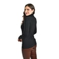 thumbnail image 3 of Sueter de cuello alto con detalle de malla Roman Fashion / Juvenil, 37910 (Negro) negro EG, 3 of 5