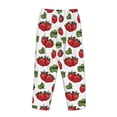 thumbnail image 5 of Daiia Hand Drawn Strawberry Women's Sleep Pant with Pockets and Drawstring,Pajama Pants-Medium, 5 of 9