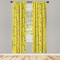 thumbnail image 3 of Ambesonne Animal Curtains, Poultry Hatching, Pair of 28"x63", Multicolor, 3 of 5