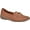 Medium Brown, variant on EASY SPIRIT Womens Dark Brown Croc-Embossed Lightweight Traction And Flex Buckle Accent Comfort Avienta Slip On Leather Loafers 8 M