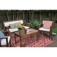 thumbnail image 2 of Erbanica 4' x 6' Red Moroccan Indoor Outdoor Reversible Rug, 2 of 2