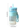 thumbnail image 3 of Scald Proof Water Cup | Heat Resistant Plastic Tumbler with Straw | Leakproof Drop Proof Design | 750ml Large Capacity | Portable Handle | Blue Pink Black White | 21x7.2cm, 3 of 6