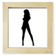 thumbnail image 1 of Caliente mujer hermosa figura silueta Pantalla de escritorio de pared de fotograma cuadrado, 1 of 4
