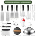 thumbnail image 2 of Juego de accesorios para plancha EWFEN, 30 piezas, barbacoa de acero inoxidable, 2 of 7
