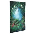 thumbnail image 2 of EeaseCA Forest Backdrop Mushroom Flower Home Wall Tapestry Background Cloth Wall Decor, 2 of 8