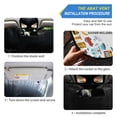 thumbnail image 2 of Car Cloud Building Car Windshield Sun Shade Foldable Car Front Window Visor Heat and UV Protection 55x27.6, 2 of 8
